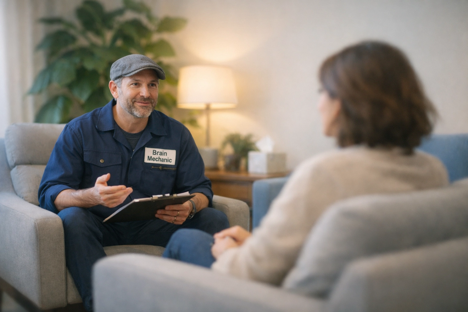 Professional neuro-counselling session at Keystone Therapy focusing on emotional repatterning and nervous system repair.