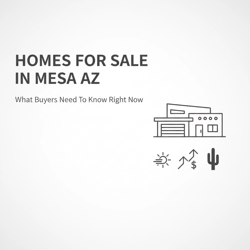 Homes for Sale in Mesa AZ: What Buyers Need to Know Right Now