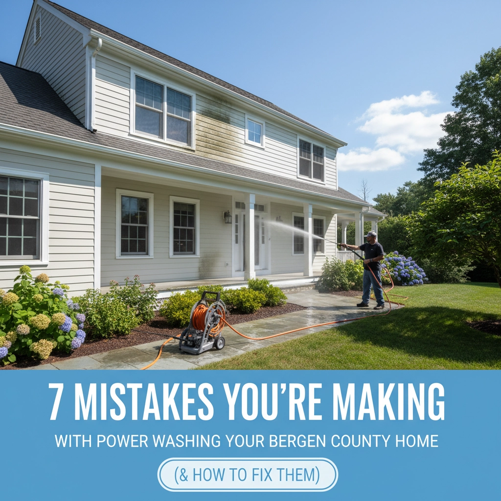 7 Mistakes You're Making with Power Washing Your Bergen County Home (and How to Fix Them)