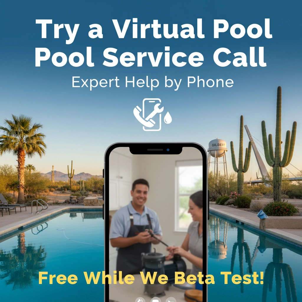 Try a Virtual Pool Service Call: Expert Help by Phone, Available Nationwide, Free While We Beta Test!