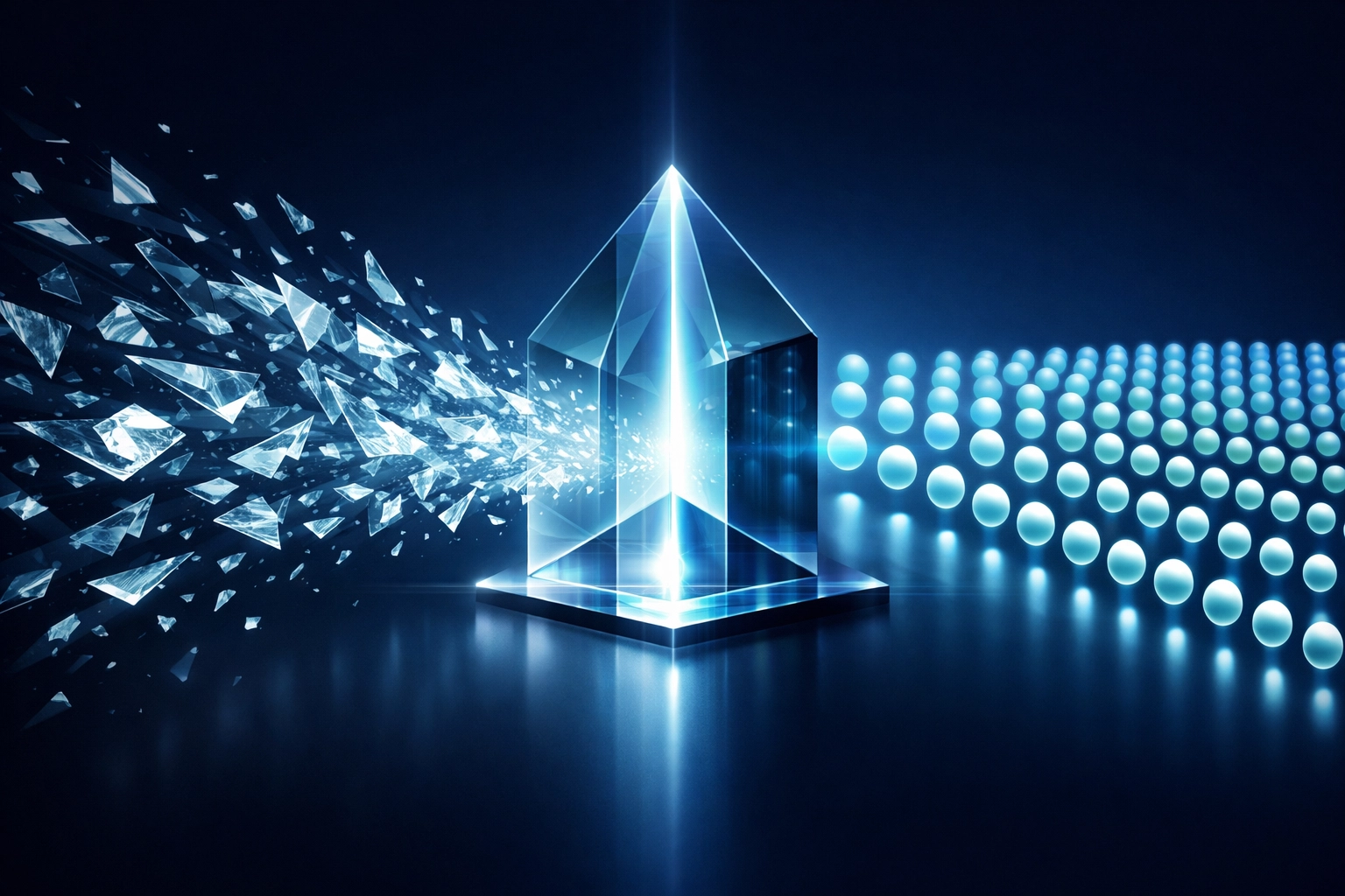 Conceptual art showing data integrity and MDM practices organizing messy enterprise information.