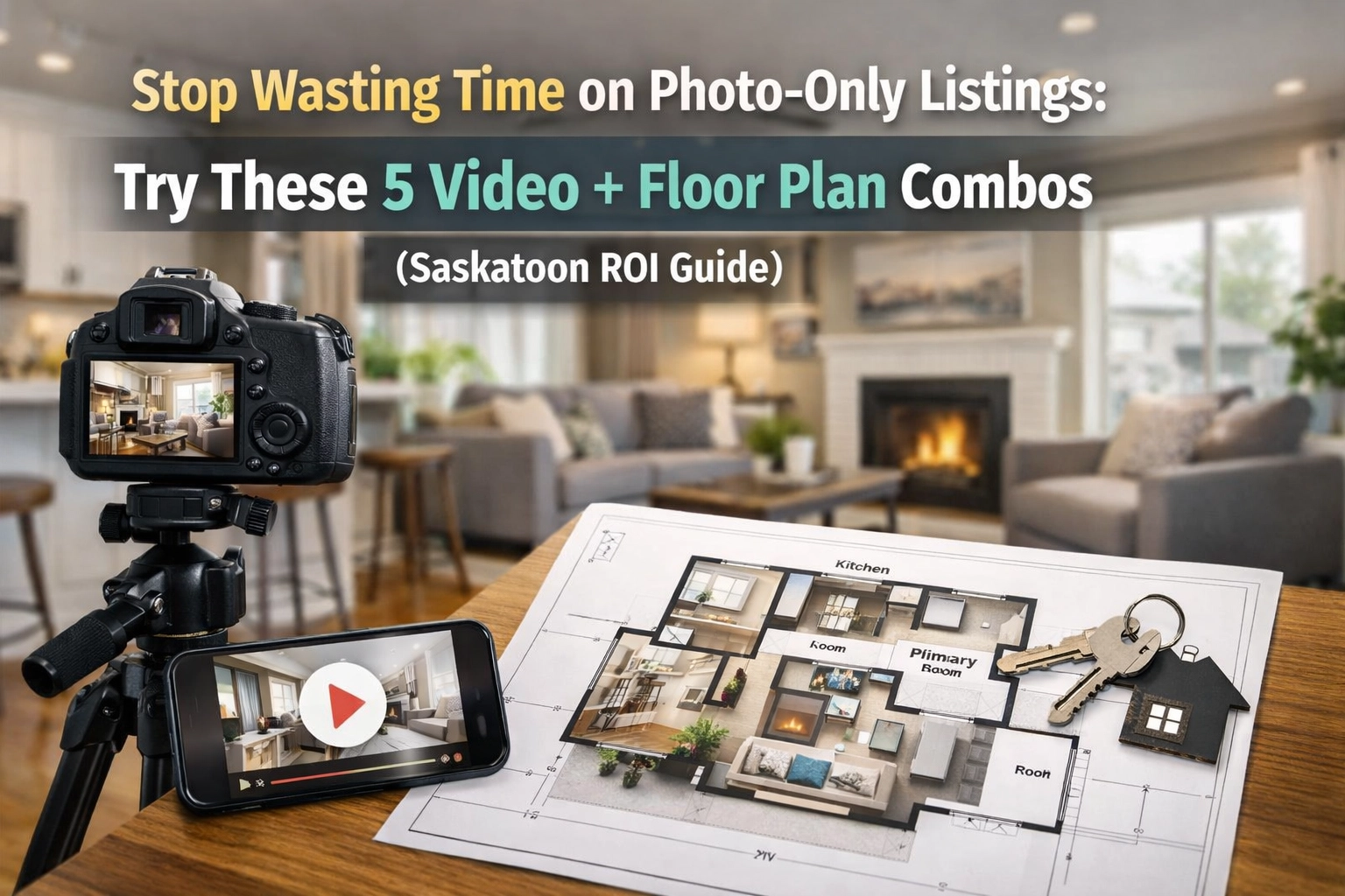 [HERO] Stop Wasting Time on Photo-Only Listings: Try These 5 Video + Floor Plan Combos (Saskatoon ROI Guide)