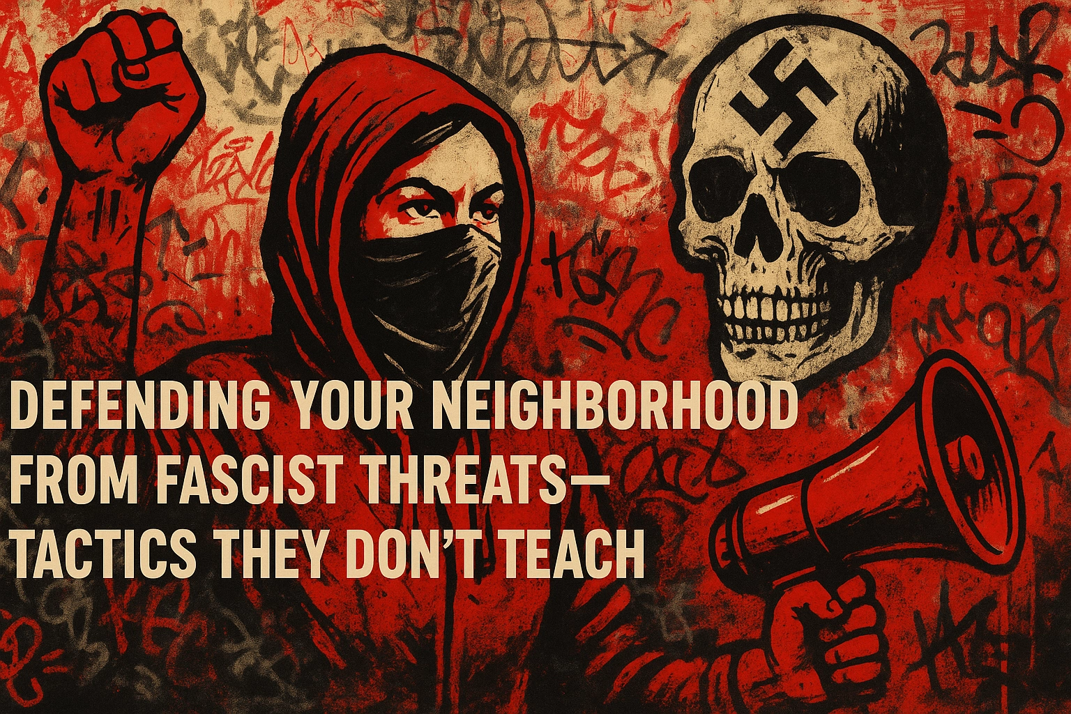 Featured image for Defending Your Neighborhood from Fascist Threats: Tactics They Don't Teach