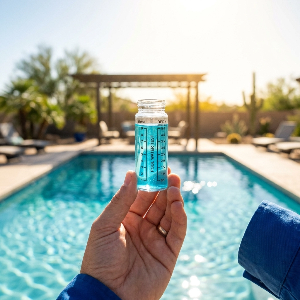 Testing Pool Water Precision