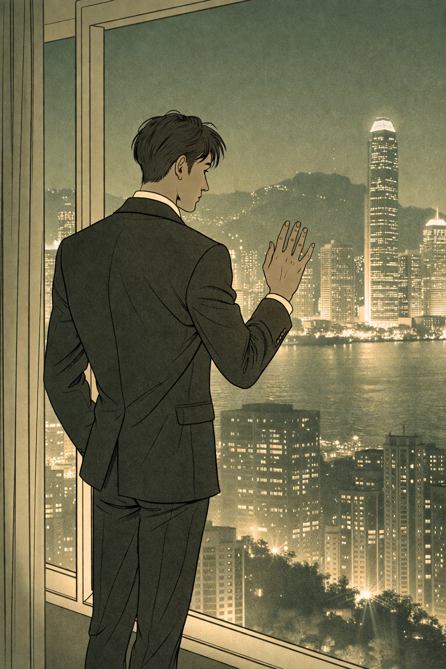 Julian Li-Tsang gazes out from his Hong Kong penthouse, trapped in his gilded cage in Imperial Hearts