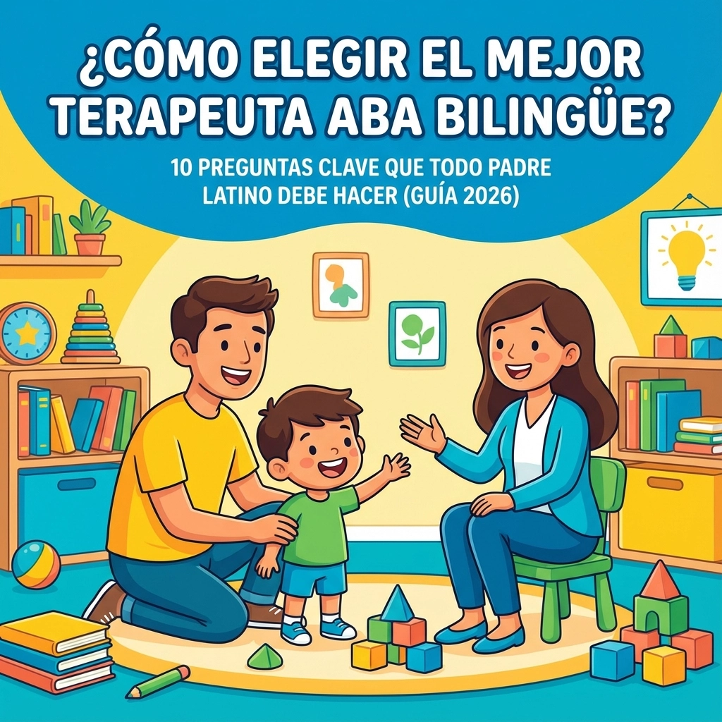 ¿Cómo Elegir el Mejor Terapeuta ABA Bilingüe? 10 Preguntas Clave que Todo Padre Latino Debe Hacer (Guía 2026)