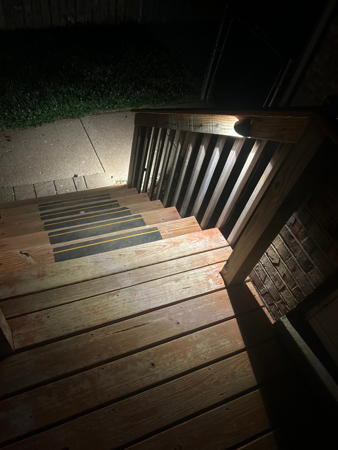 Custom Low-Voltage Deck Step Lighting