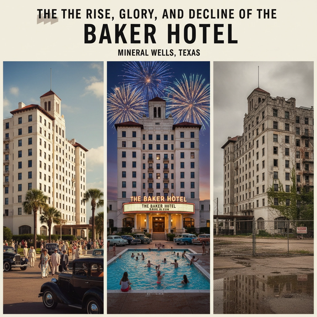 The Rise, Glory, and Decline of the Baker Hotel in Mineral Wells, Texas
