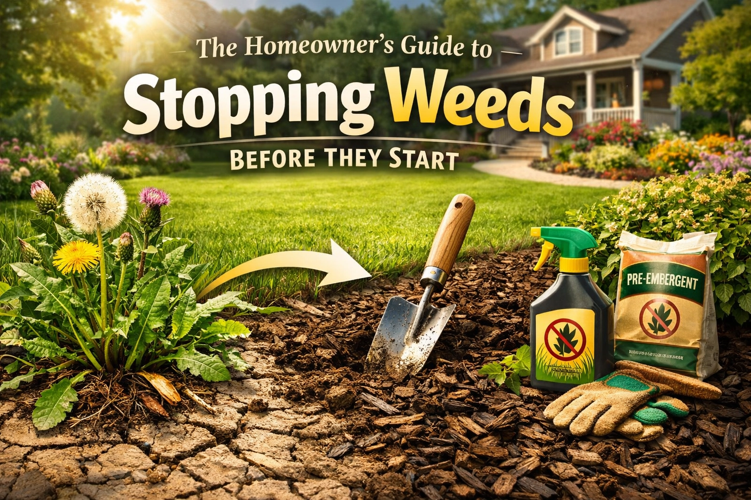 [HERO] The Homeowner's Guide to Stopping Weeds Before They Start