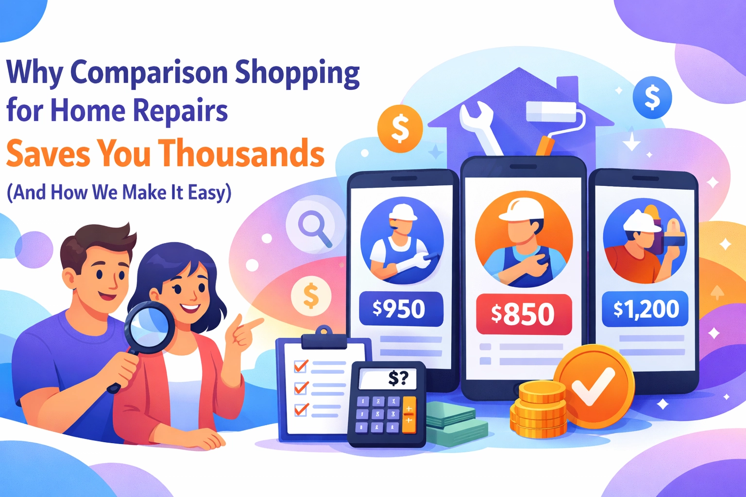 Why Comparison Shopping for Home Repairs Saves You Thousands