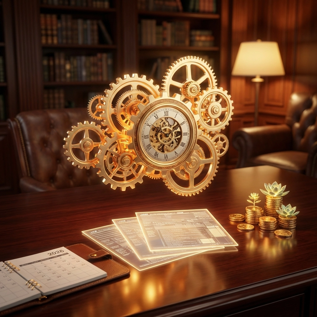 Visual representation of tax-efficient wealth strategies for accredited investors in 2026.