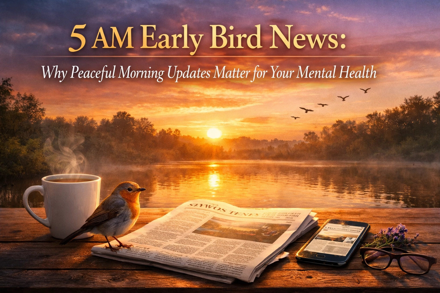 [HERO] 5 AM Early Bird News: Why Peaceful Morning Updates Matter for Your Mental Health