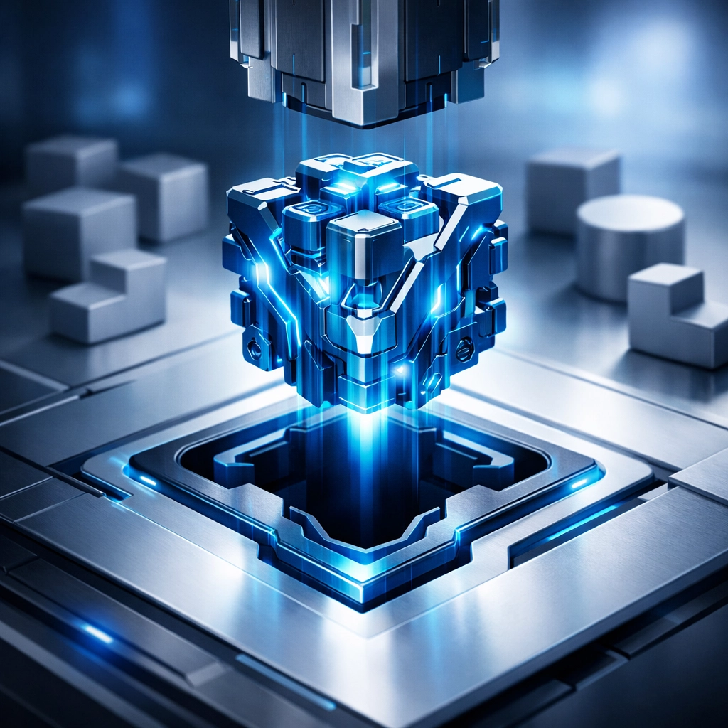 A custom software integration showing bespoke automation fitting perfectly into business workflows.