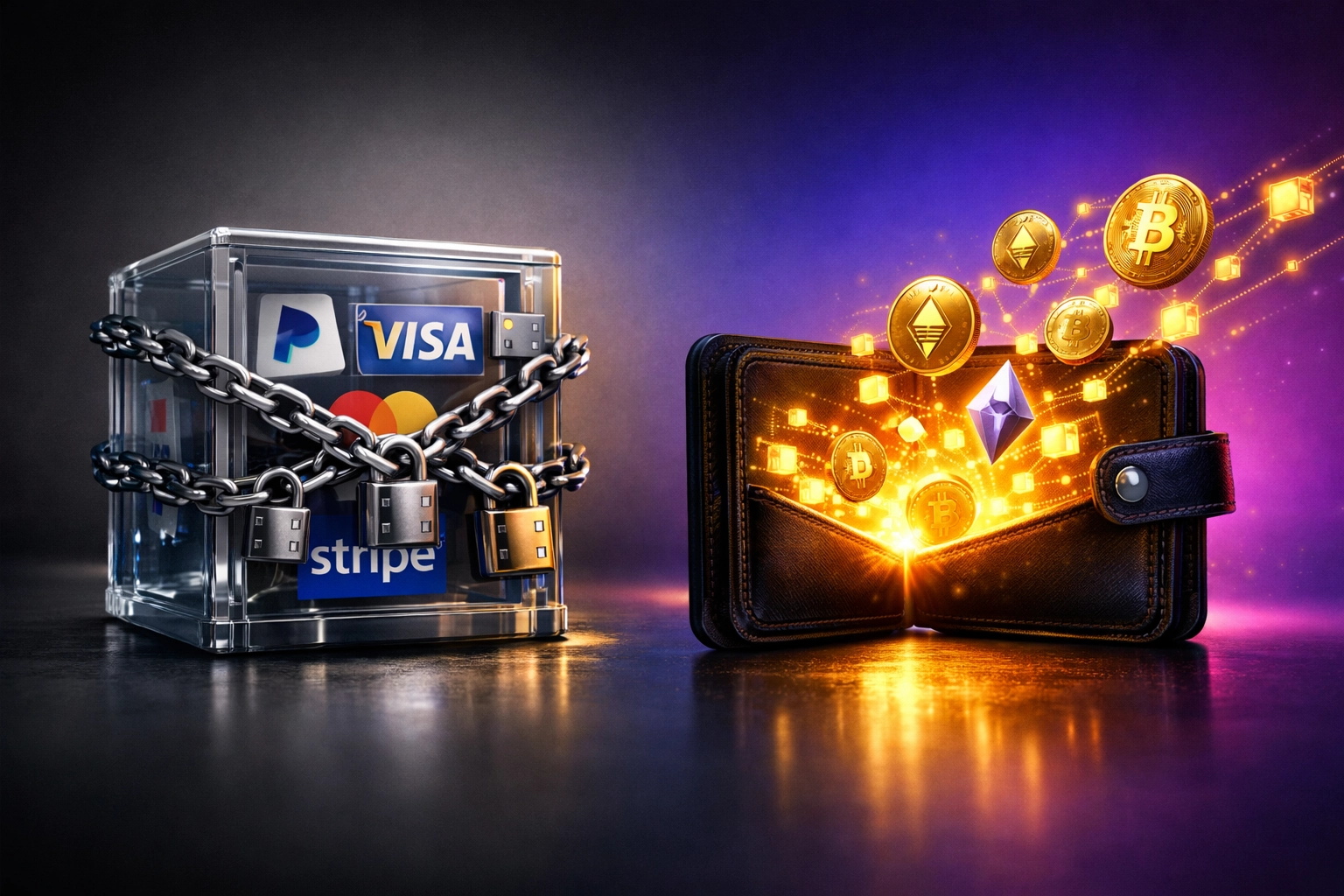 Self-custody crypto wallet versus custodial payment processor control for merchant accounts