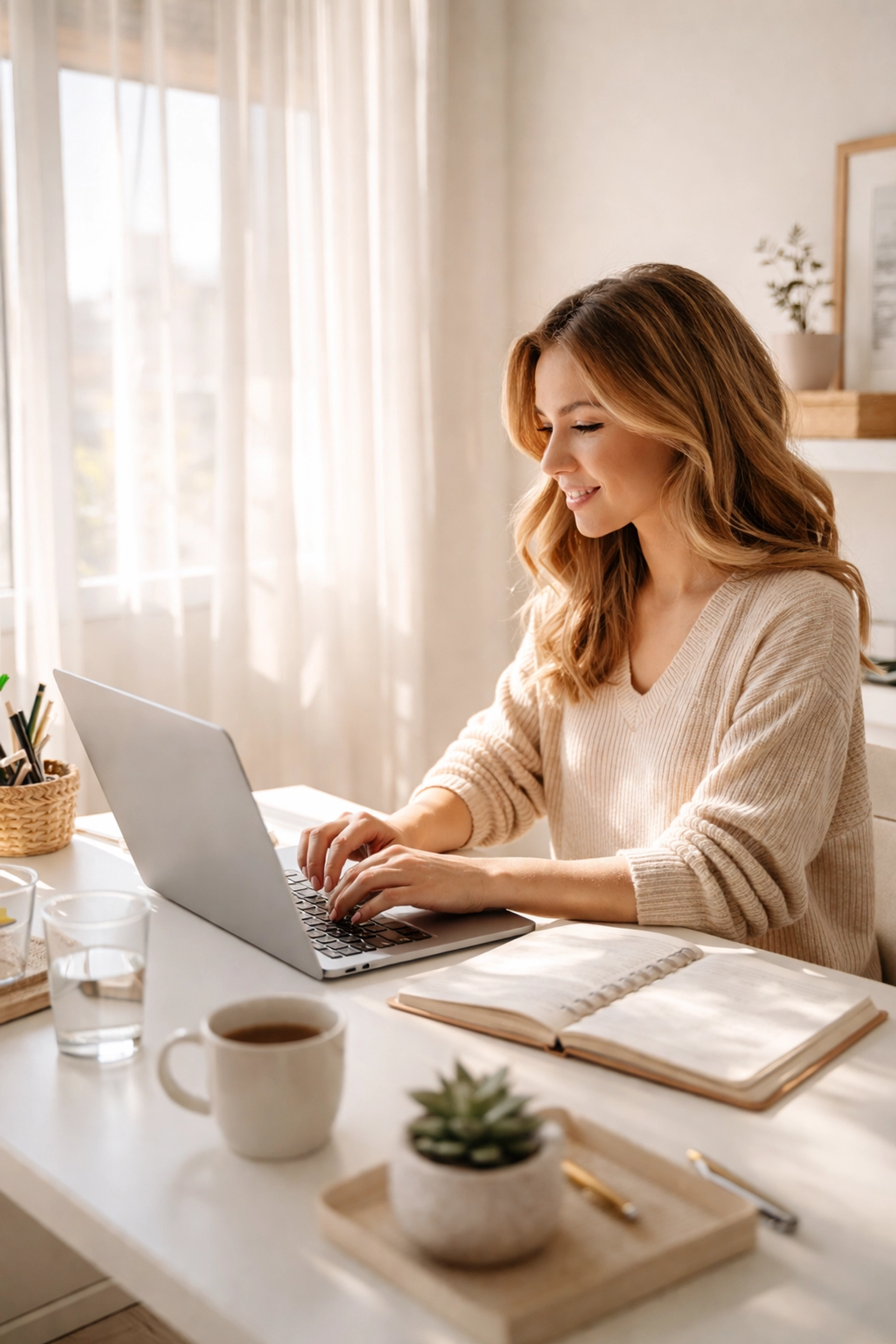 Woman entrepreneur planning her mastermind schedule