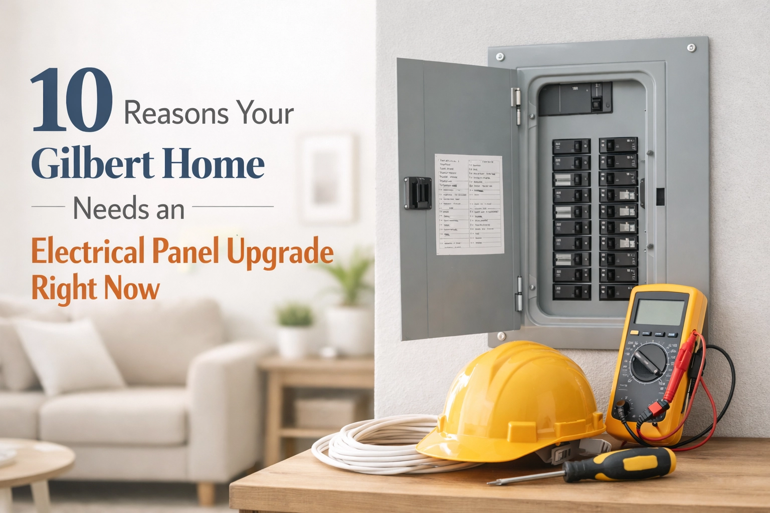[HERO] 10 Reasons Your Gilbert Home Needs an Electrical Panel Upgrade Right Now