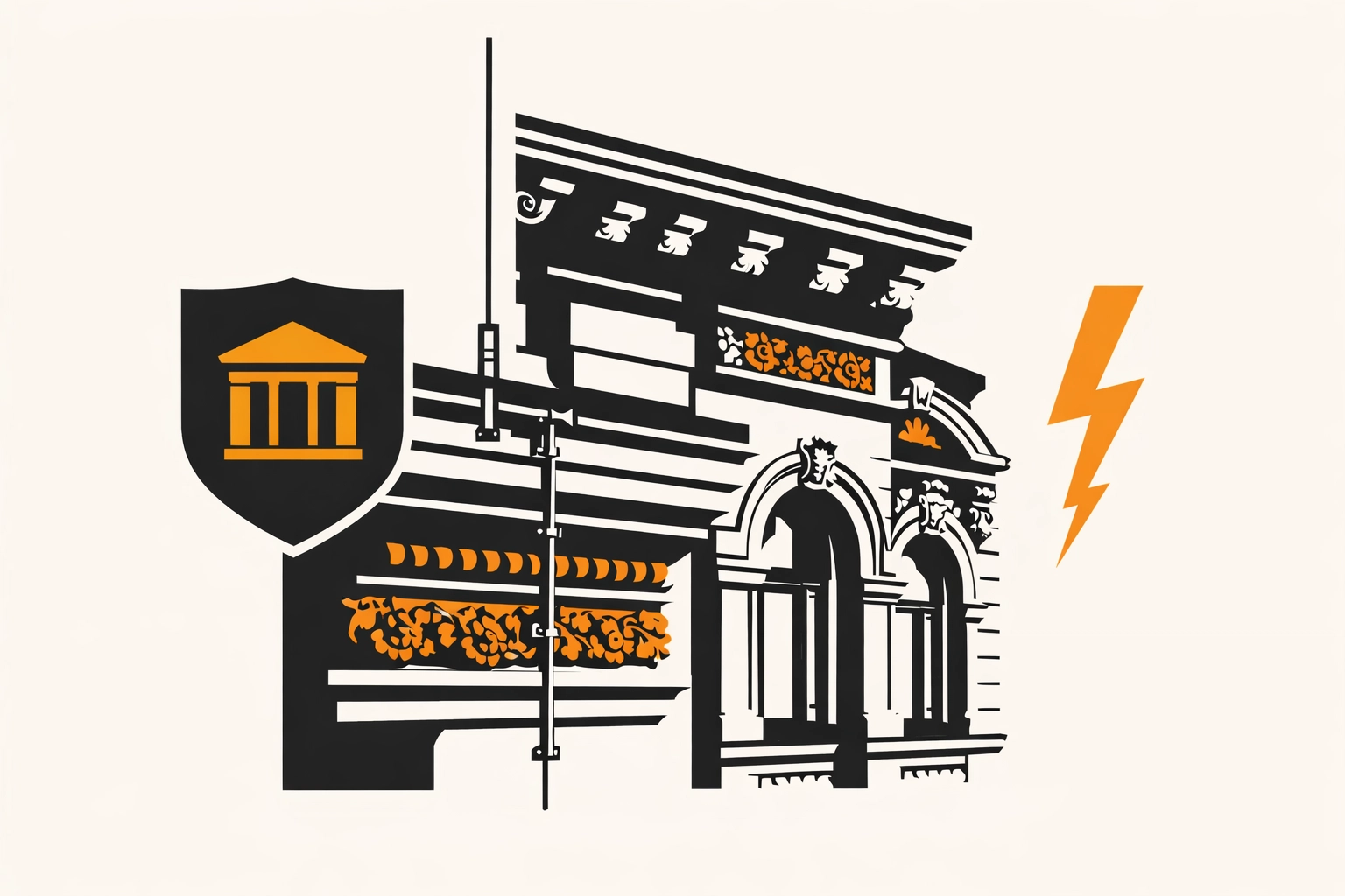 Blitzschutz Installation an Wiener Altbau Gründerzeit Fassade