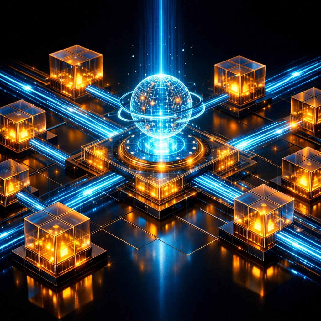 Visualizing LareBlocks Layer 1 infrastructure for transparent and high-speed Web3 payment processing.