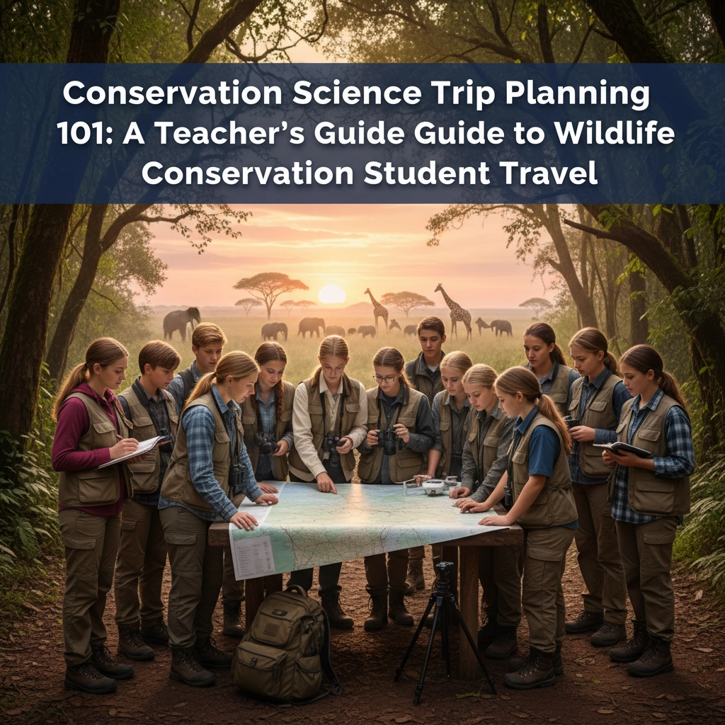 Conservation Science Trip Planning 101: A Teacher's Guide to Wildlife Conservation Student Travel