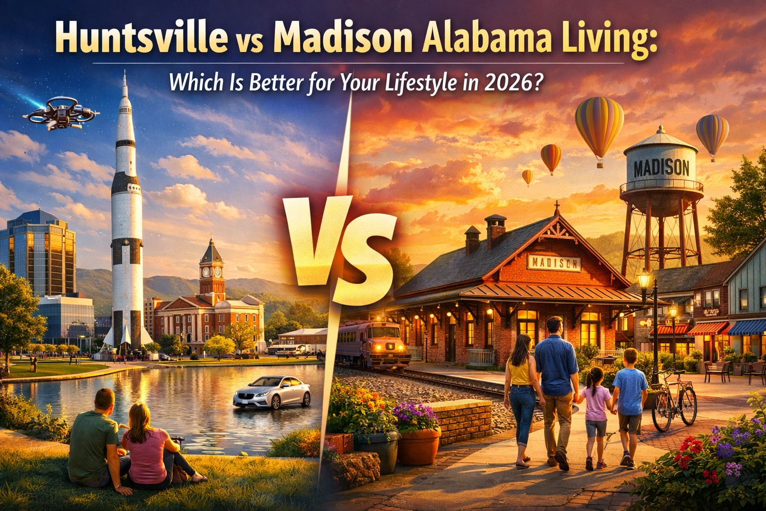 [HERO] Huntsville vs Madison Alabama Living: Which Is Better for Your Lifestyle in 2026?