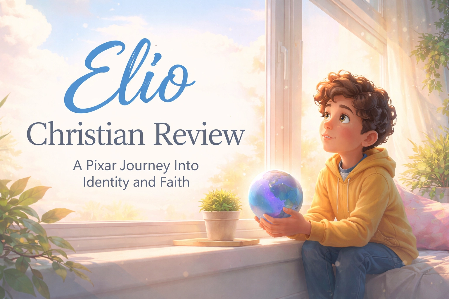 Pixar has done it again. With Elio , they've crafted a visually stunning adventure that reaches far beyond the stars, and straight into the heart. But as Christian families, we often find ourselves asking: Is this one worth watching together? Does it align with our values? And most importantly, what conversations might it spark around the dinner table? Let's dive into this cosmic journey and see what Elio  has to offer from a faith-based perspective.  What's the Story About?  At its core, Elio  follows a young boy dealing with profound loss and loneliness after the death of his parents. To cope with his grief, Elio becomes obsessed with aliens and outer space, dreaming of a world beyond his painful reality on Earth. Then, in classic Pixar fashion, his wildest wish comes true. Elio gets accidentally beamed up and mistakenly identified as Earth's ambassador to an intergalactic community called the Communiverse. Suddenly, this lonely kid who never felt like he belonged anywhere is thrust into a position of cosmic importance. But here's where the story gets good: it's not really about aliens at all. It's about belonging. It's about identity. And it's about discovering that we're never as alone as we think we are.  Themes That Resonate With Faith  Loneliness and Belonging  One of the most powerful aspects of Elio  is how honestly it portrays loneliness. Elio isn't just physically isolated, he's emotionally adrift. He's lost his parents, struggles to connect with peers, and feels like an outsider in his own world. Sound familiar? Many of us, kids and adults alike, have experienced seasons where we feel utterly alone. Where we wonder if anyone truly sees us or understands what we're going through. The beautiful thing about Elio  is that it doesn't leave us there. Throughout the film, Elio discovers that his feelings of isolation don't reflect reality. He was never truly alone, even when it felt that way. For Christian viewers, this hits close to home. Scripture reminds us again and again that God is with us: "Never will I leave you; never will I forsake you." ,  Hebrews 13:5 Elio's journey mirrors the spiritual truth that even in our darkest, loneliest moments, we are seen, known, and loved by our Creator.  Identity and Self-Worth  Here's where things get really interesting from a faith perspective. Elio spends much of the film questioning who he is. He's just a kid. He's nobody special. How could he possibly be Earth's ambassador to an entire galaxy? But as the story unfolds, Elio learns that his worth isn't determined by his accomplishments, his social status, or even his mistakes. His value comes from something deeper, from who he is, not what he does. This is a message our kids desperately need to hear in 2026. In a world that constantly tells them their worth is tied to followers, grades, or achievements, Elio  offers a refreshing counter-narrative. As Christians, we know that our identity is rooted in being children of God. We're created in His image, loved unconditionally, and given inherent dignity that no earthly failure can erase.  Sacrificial Love  One of the most touching moments in the film comes when Elio faces a critical choice: save himself or risk everything to rescue his alien friend Glordon. He chooses love. This act of self-sacrifice echoes the greatest love story ever told. Jesus said, "Greater love has no one than this: to lay down one's life for one's friends" (John 15:13). While Elio  isn't a Christian film, this theme of laying down your own safety for another resonates deeply with the gospel message. It's a powerful moment to discuss with your kids afterward. What does it mean to love sacrificially? How do we put others before ourselves in everyday life?  Vulnerability and Redemption  The film also features a fascinating antagonist named Grigon, a warlike character who spends most of the movie in protective armor, both literally and figuratively. But here's the twist: Grigon's redemption comes not through strength or aggression, but through vulnerability. He removes his armor to save his own son, demonstrating that true courage often looks like openness and love rather than walls and weapons. This is such a rich talking point for families. How often do we put up our own "armor" to protect ourselves from getting hurt? And what might happen if we trusted God enough to be vulnerable with others?  Is Elio Safe for Kids? Content Breakdown  Alright, let's get practical. You want to know what's actually in this movie before you sit your family down to watch it. Here's the breakdown:  Violence  The violence in Elio  is moderate and mostly slapstick in nature. Think characters getting bonked with helmets or cartoonish fighting sequences. There are a few intense moments and jump-scares, but they're typically resolved with humor. Nothing graphic or disturbing here.  Language  There are two slightly crass terms used in the film. Nothing extreme, but worth noting if you're particularly sensitive about language with younger viewers.  Other Content  Some mild toilet humor (it's Pixar, after all) A character vomits after consuming alien beverages Brief glimpse of underpants during an X-ray scene Rare moments of adult humor that will likely go over kids' heads Overall Rating:  The OSV News classification gives Elio  an A-I rating (general patronage), making it appropriate for older children, teens, and adults. Very young or sensitive children might find some jump-scare moments a bit intense, so use your parental judgment.  What Makes This Movie Worth Watching  Beyond the spiritual themes, Elio  is simply gorgeous. Pixar's animation team has outdone themselves with stunning cosmic visuals that will have your jaw on the floor. The voice performances are top-notch, and the storytelling hits that perfect Pixar balance of humor and heart. But what really sets Elio  apart is its restraint. This isn't a film pushing an agenda or trying to be preachy. It tells a meaningful story about grief, acceptance, and belonging, and trusts the audience to draw their own conclusions. For Christian families, that's a gift. It gives us space to have organic conversations about faith, identity, and God's love without feeling like we're fighting against the movie's message.  Discussion Questions for Families  After watching Elio , consider gathering the family for a quick chat. Here are some questions to get the conversation started: Have you ever felt lonely like Elio?  What helped you feel less alone? Where does your identity come from?  How do you know you have value? Why do you think Elio chose to save Glordon  instead of taking the easy way out? What "armor" do you sometimes wear  to protect yourself from getting hurt? How does knowing God loves you  change how you see yourself?  Final Thoughts  Elio  isn't a perfect film, no movie is. Some secondary characters could use more development, and a few jokes land flatter than others. But as a whole, it's a beautiful, thought-provoking adventure that families can enjoy together. More importantly, it opens doors for meaningful conversations about faith, identity, and the God who sees us even when we feel invisible. So yes, Elio  gets a thumbs up from this corner of the internet. Grab the popcorn, gather the family, and enjoy the journey. Just maybe keep some tissues handy: Pixar knows how to hit us right in the feels. For more Christian media reviews and faith-based content, check out our other posts at laynemcdonald.com .