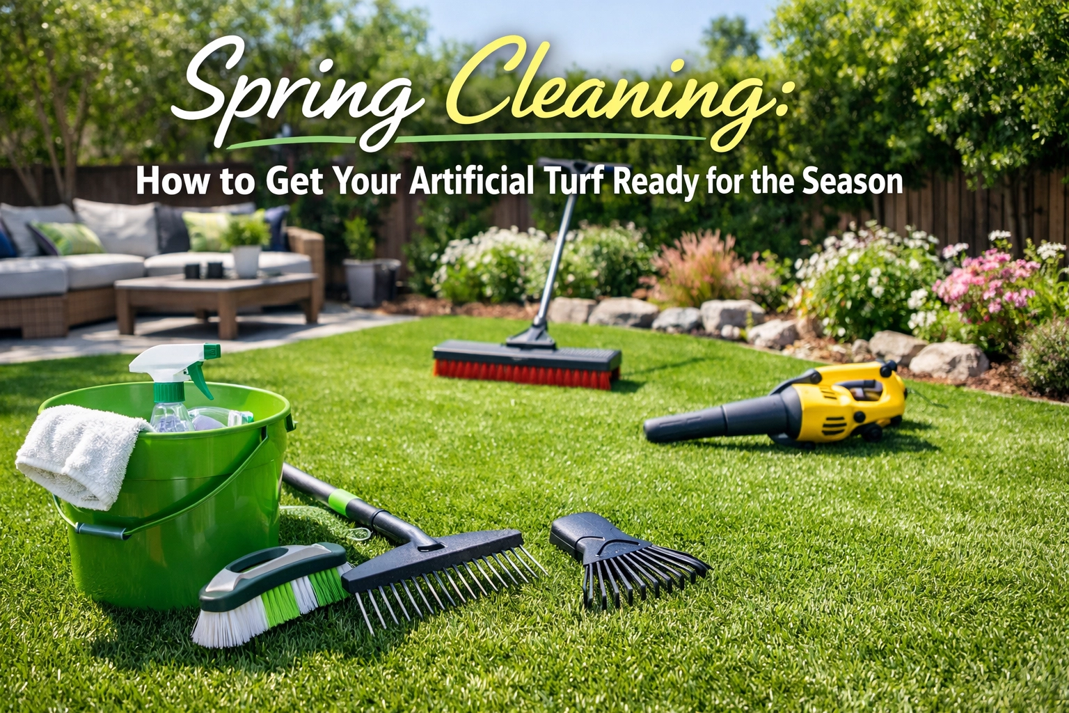 [HERO] Spring Cleaning: How to Get Your Artificial Turf Ready for the Season