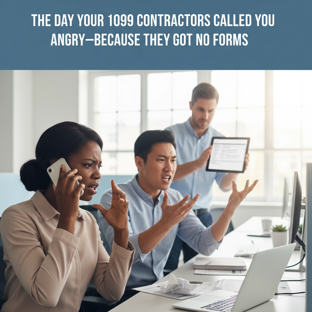 The Day Your 1099 Contractors Called You Angry, Because They Got No Forms