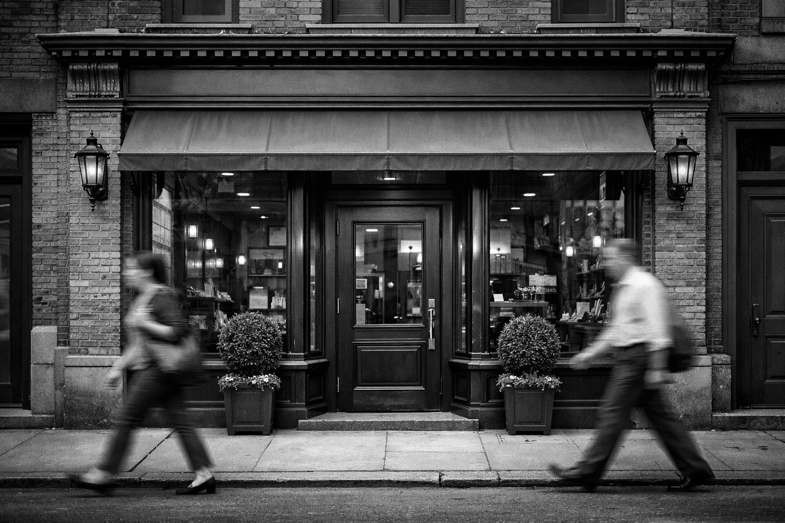 Local business storefront demonstrating prominence and visibility in the community