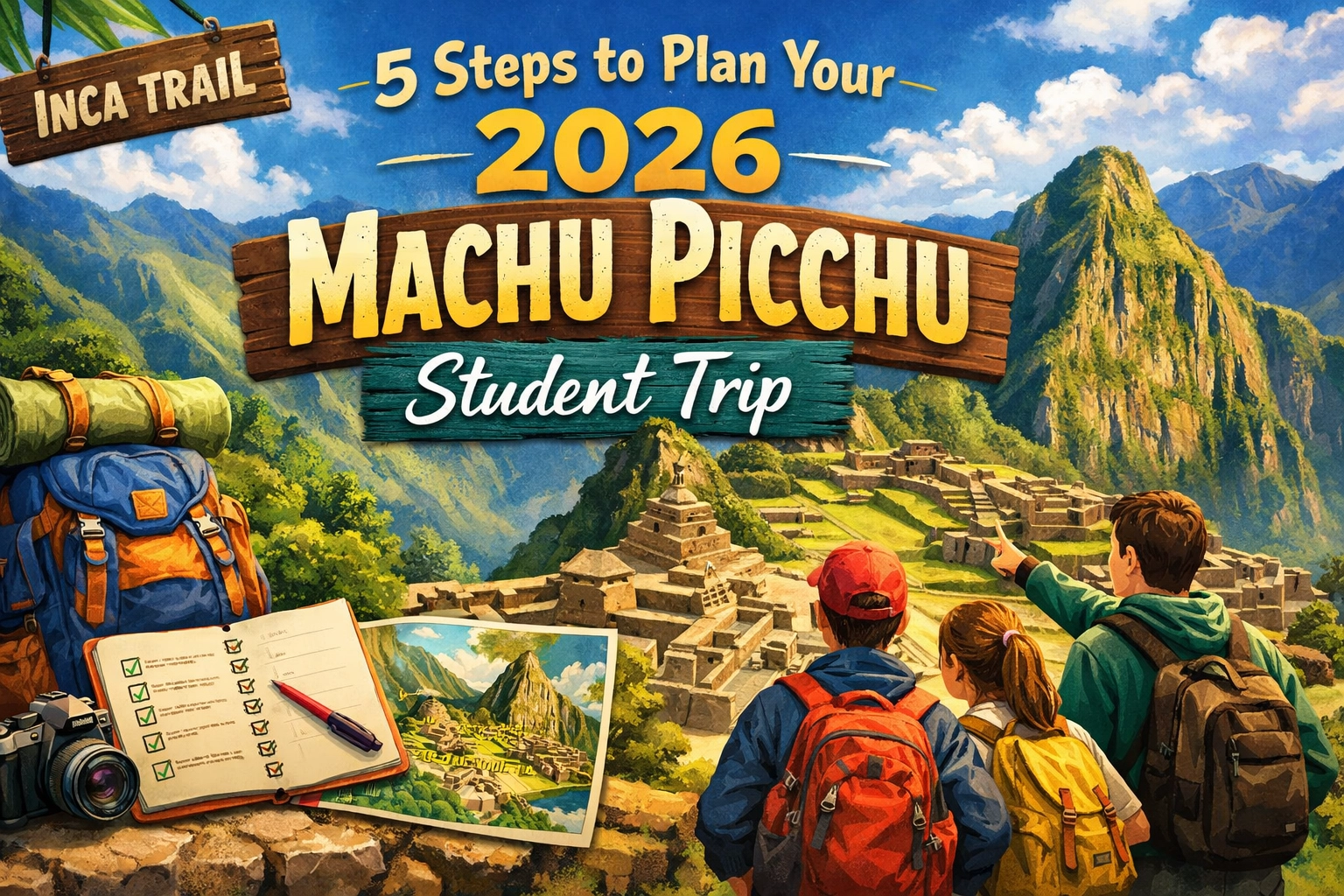 [HERO] 5 Steps to Plan Your 2026 Machu Picchu Student Trip (Easy Guide for First-Time Teachers)