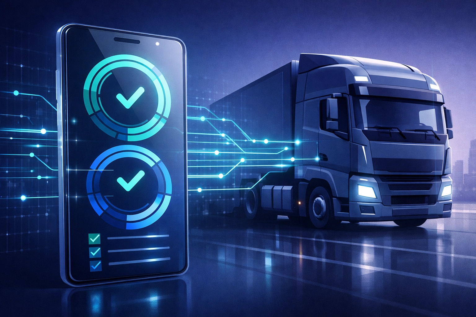Smartphone app for digital driver inductions, streamlining hgv driver jobs in the North West.
