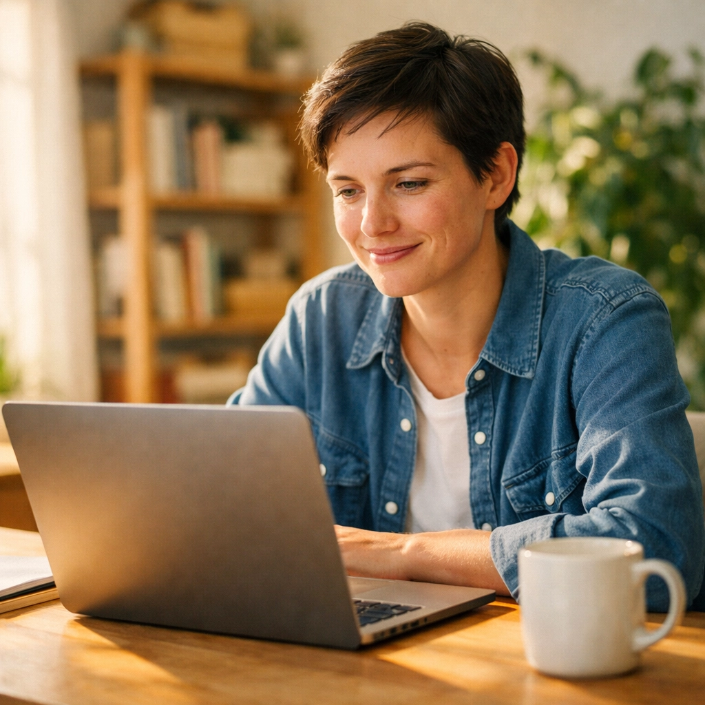A person researching a reputable lender for an instant payday loan in Canada.
