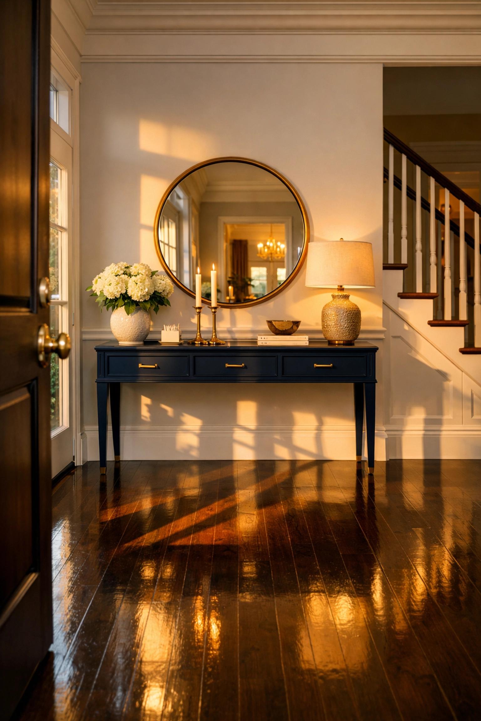 Immaculate Lexington home entryway from a reliable house cleaning service Lexington professional.