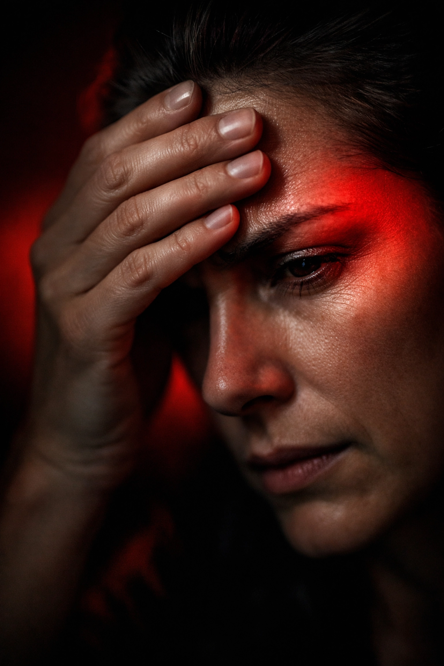 Severe sinus infection symptoms requiring emergency medical attention and urgent care