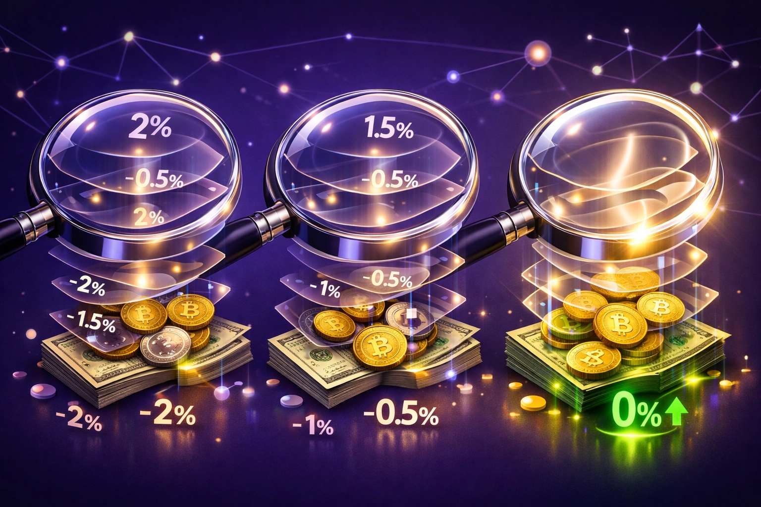 Crypto payment fee analysis revealing hidden costs and transparent pricing structures