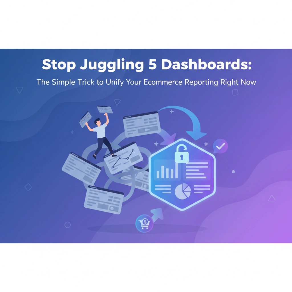 Stop Juggling 5 Dashboards: The Simple Trick to Unify Your Ecommerce Reporting Right Now