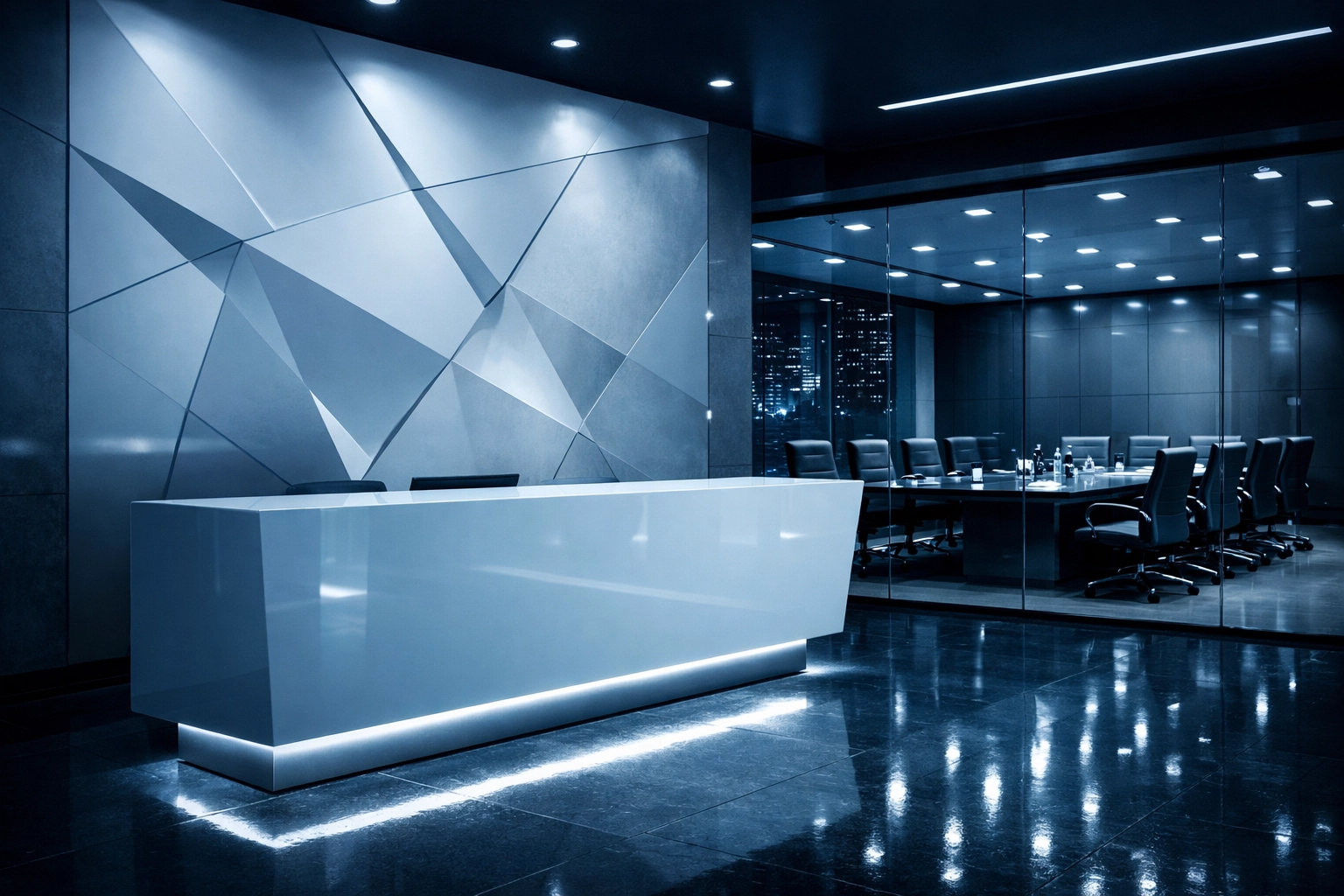 Spotless lobby highlighting white label cleaning services for Boston commercial property managers.