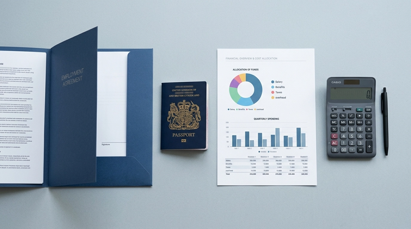 Expat cost drivers flat-lay