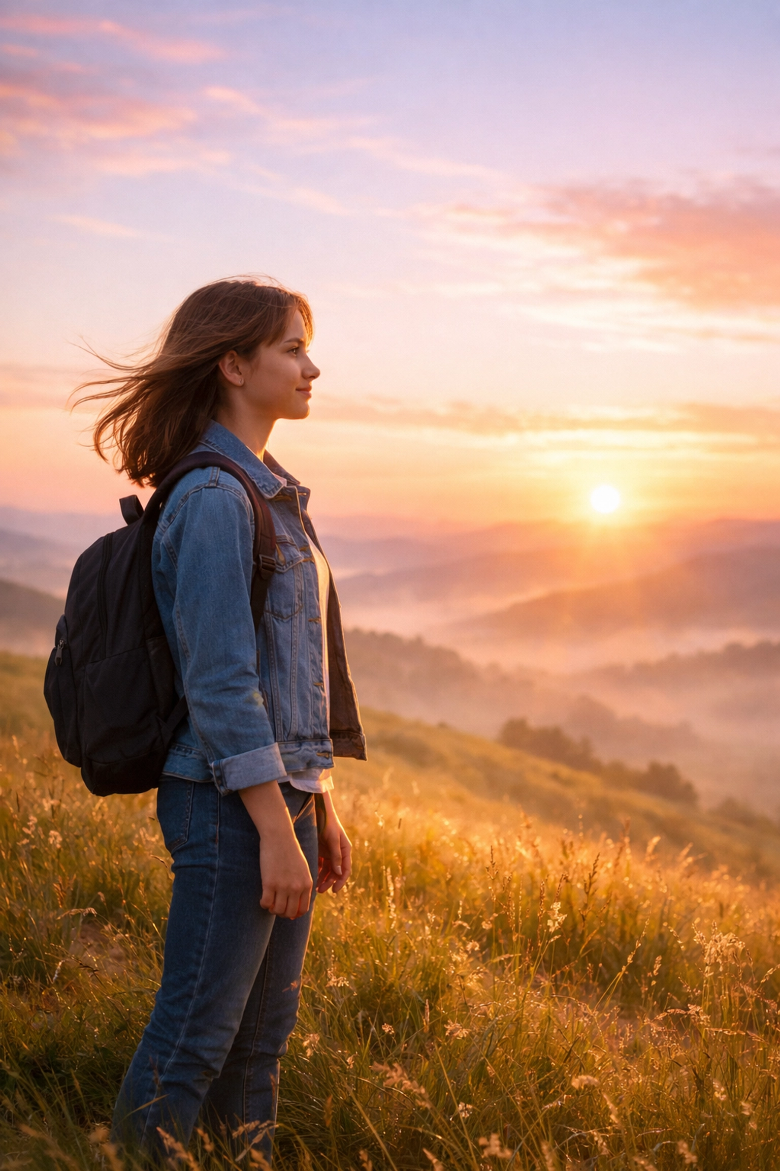 Teenager looking toward a bright future after residential treatment for teen depression.
