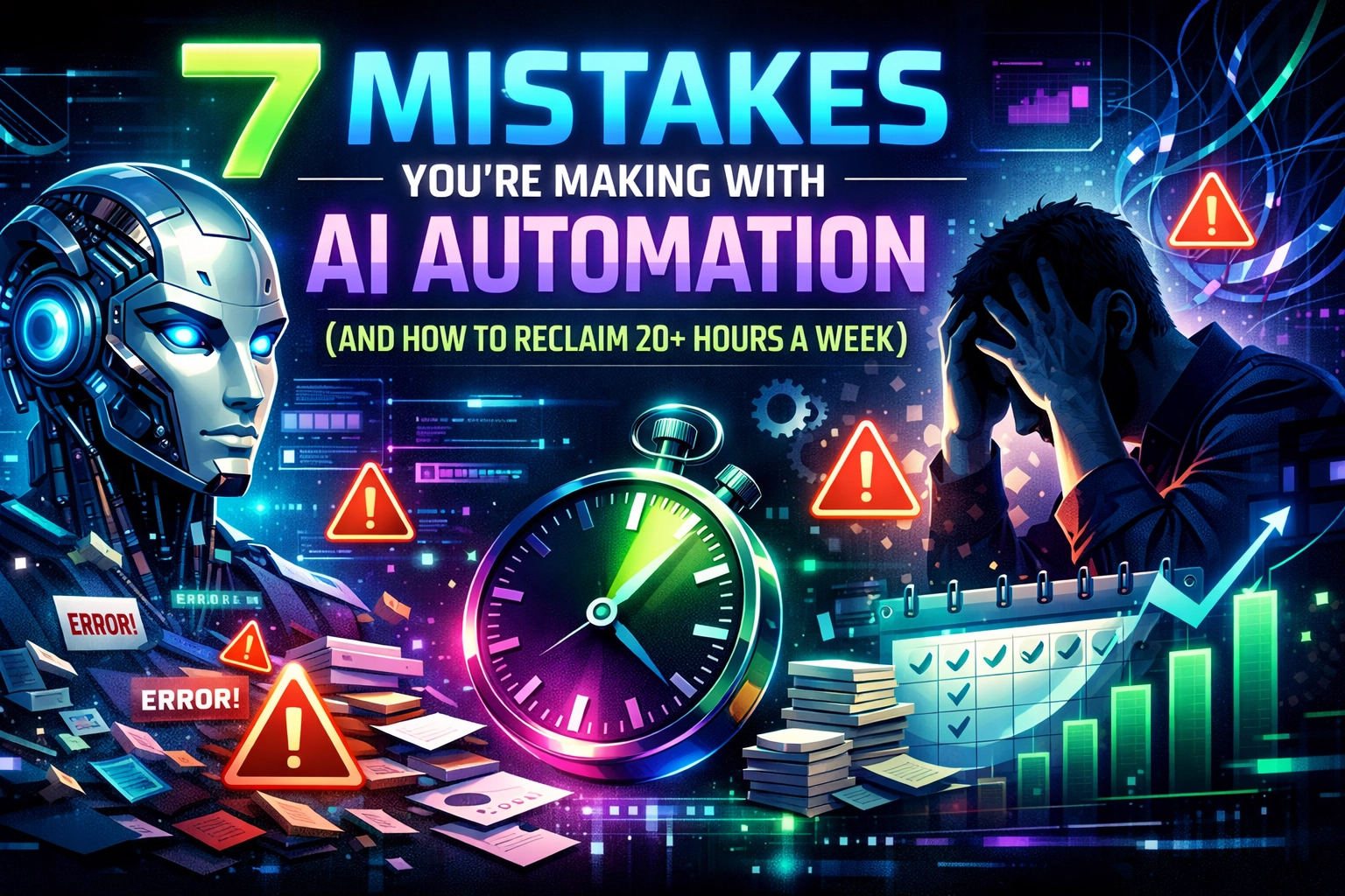 [HERO] 7 Mistakes You’re Making with AI Automation (And How to Reclaim 20+ Hours a Week)