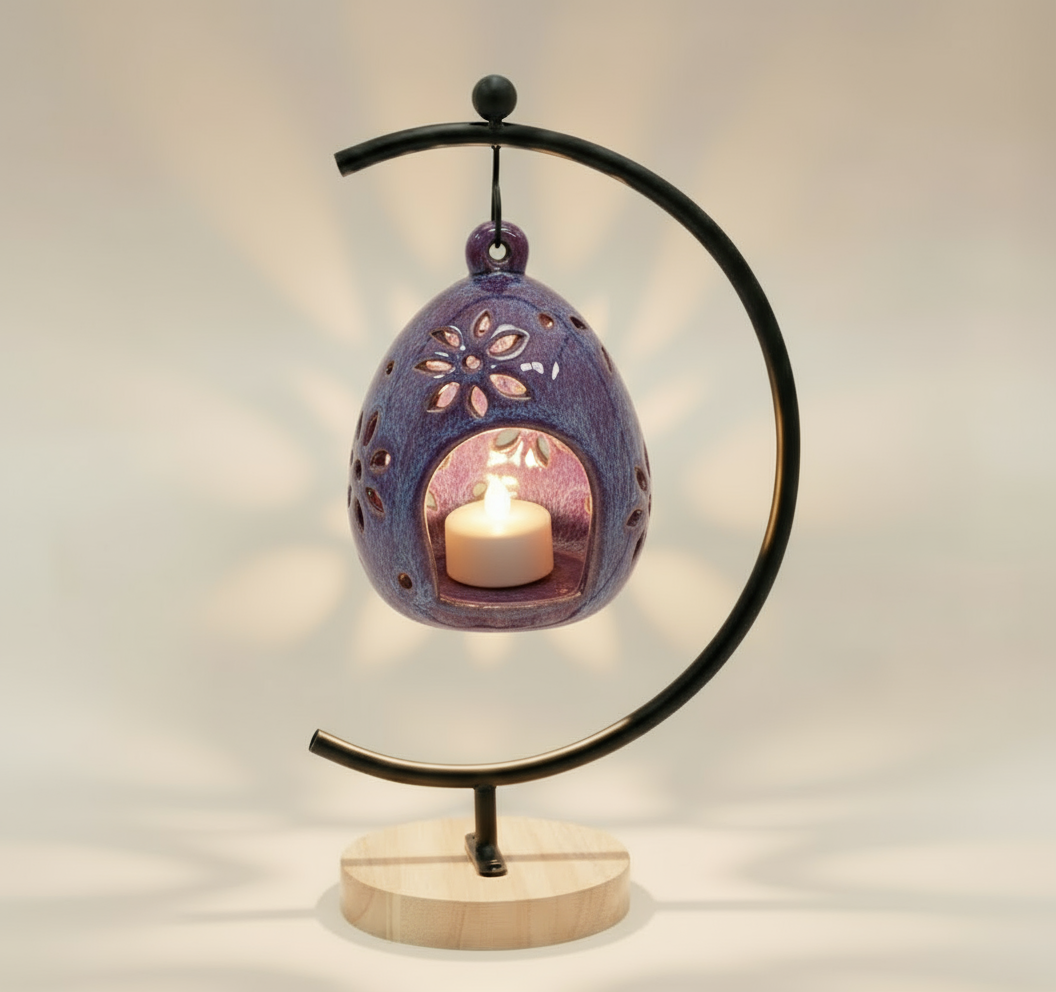 Handcrafted Ceramic Memorial Lantern