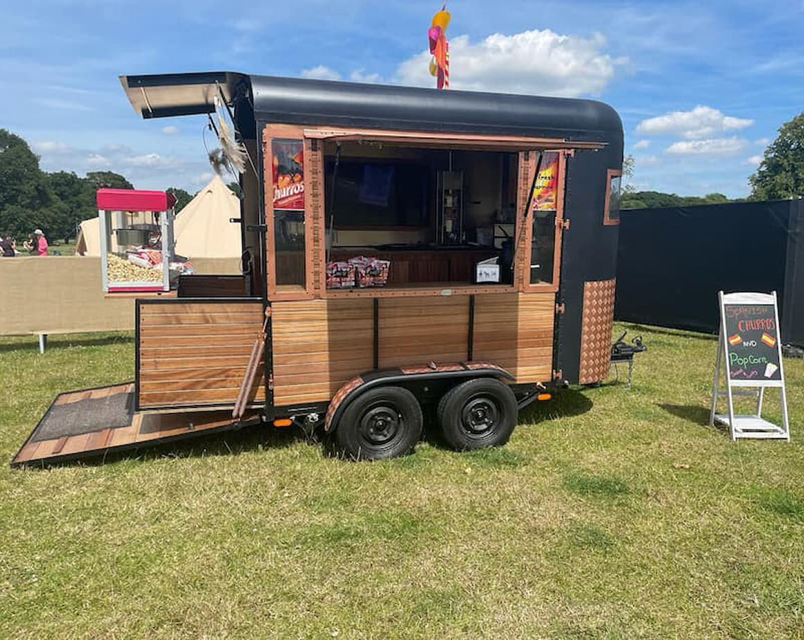 Funky Wood-Panelled Food Truck