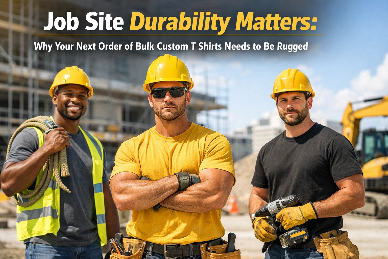 [HERO] Job Site Durability Matters: Why Your Next Order of Bulk Custom T Shirts Needs to Be Rugged