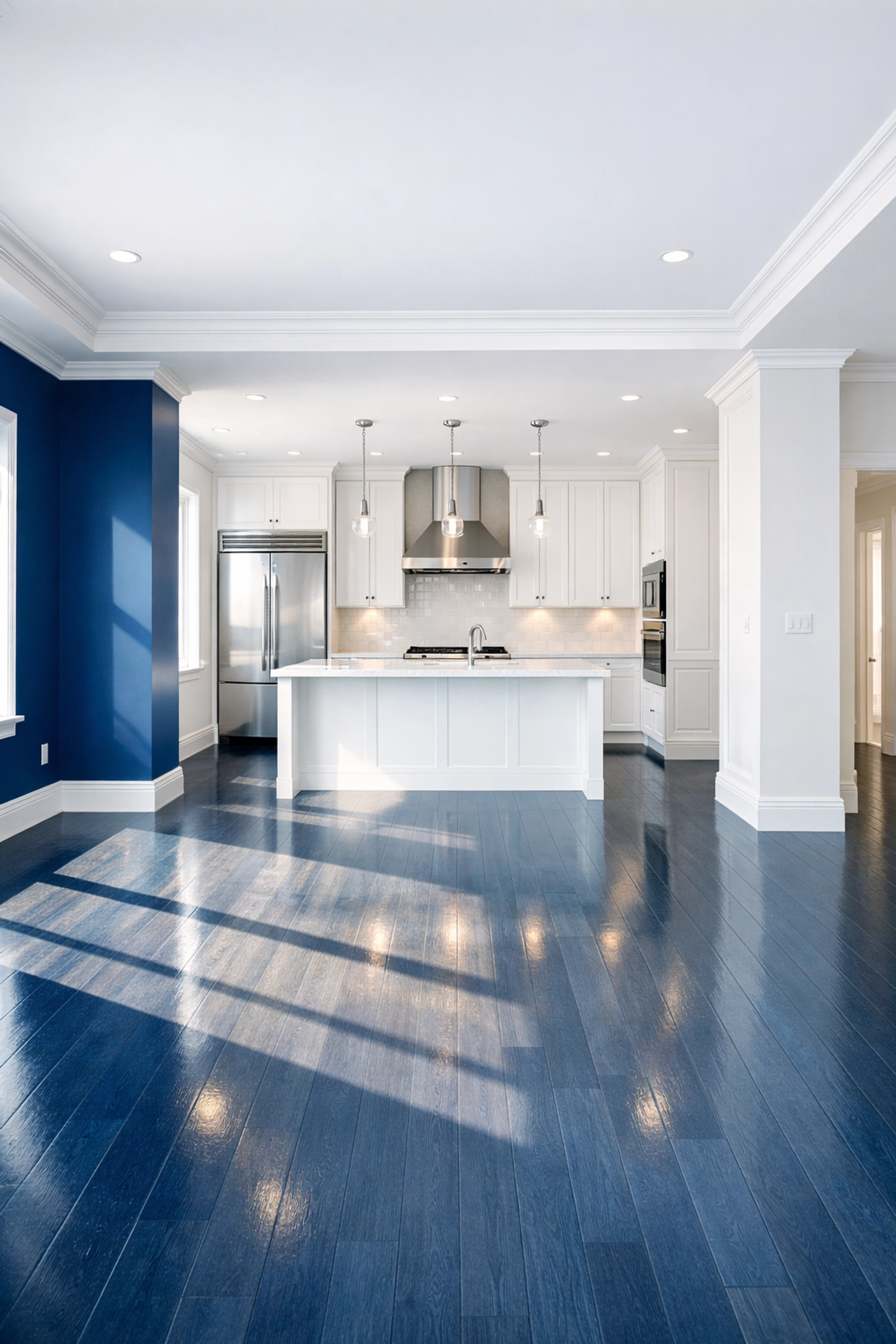 A pristine, move-in ready luxury apartment after a comprehensive move-out cleaning Worcester.