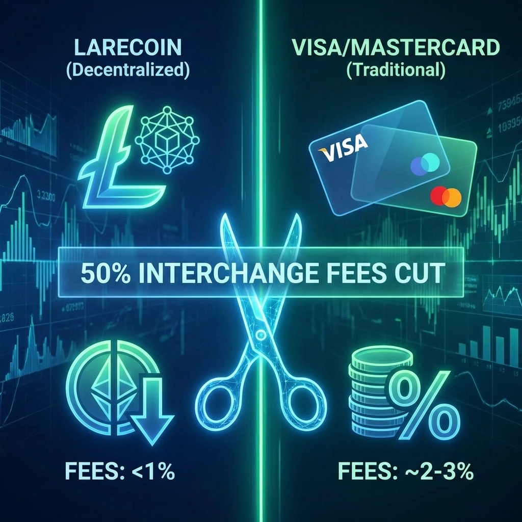 [HERO] Larecoin Vs Visa/Mastercard: Why Merchants Are Cutting Interchange Fees by 50%