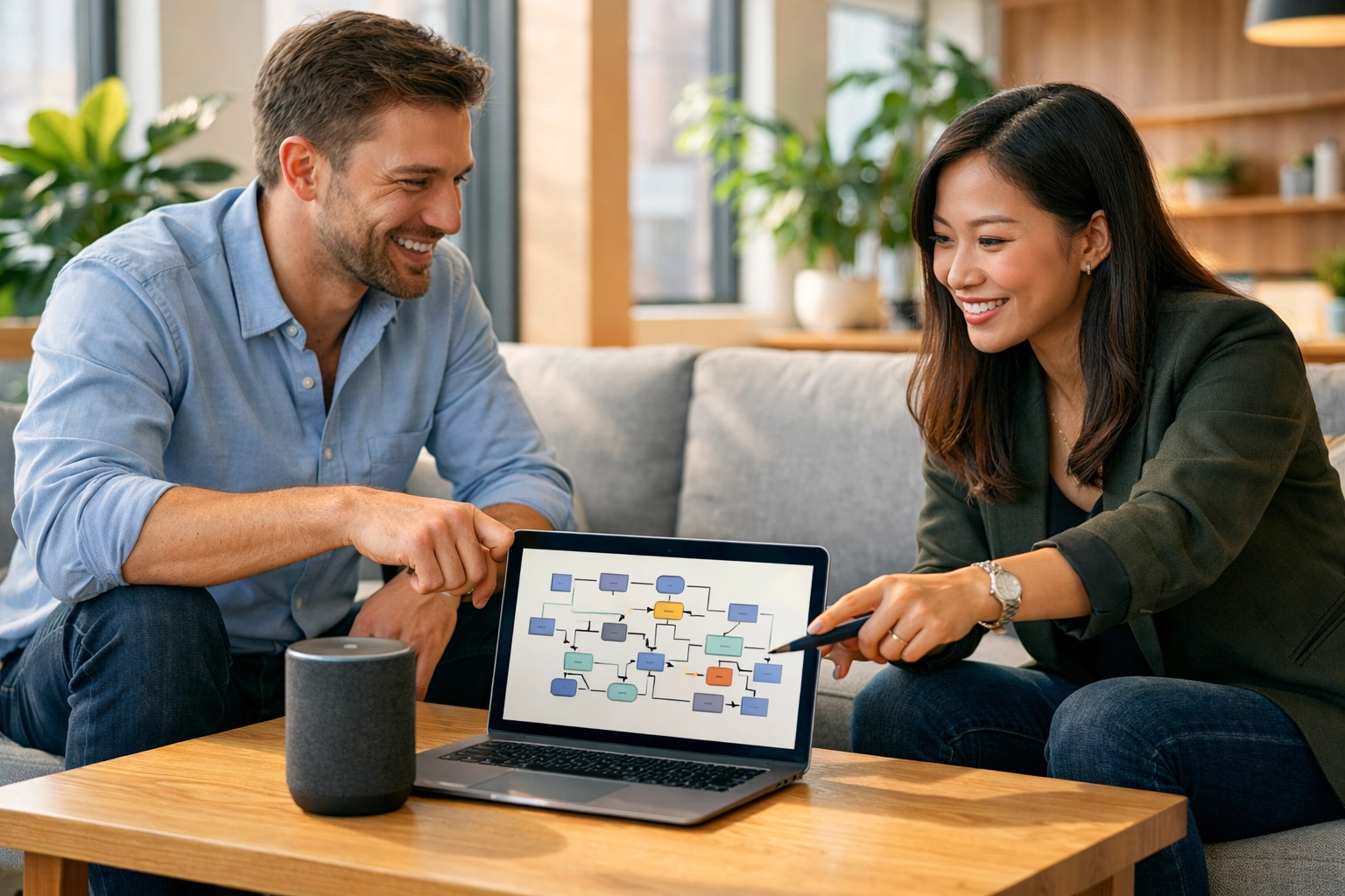 SnowGeek Solutions experts using Alexa Spoke for ServiceNow Integration Hub workflow collaboration.