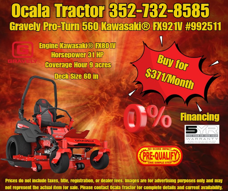 Gravely Pro-Turn 560 Promotional Graphic
