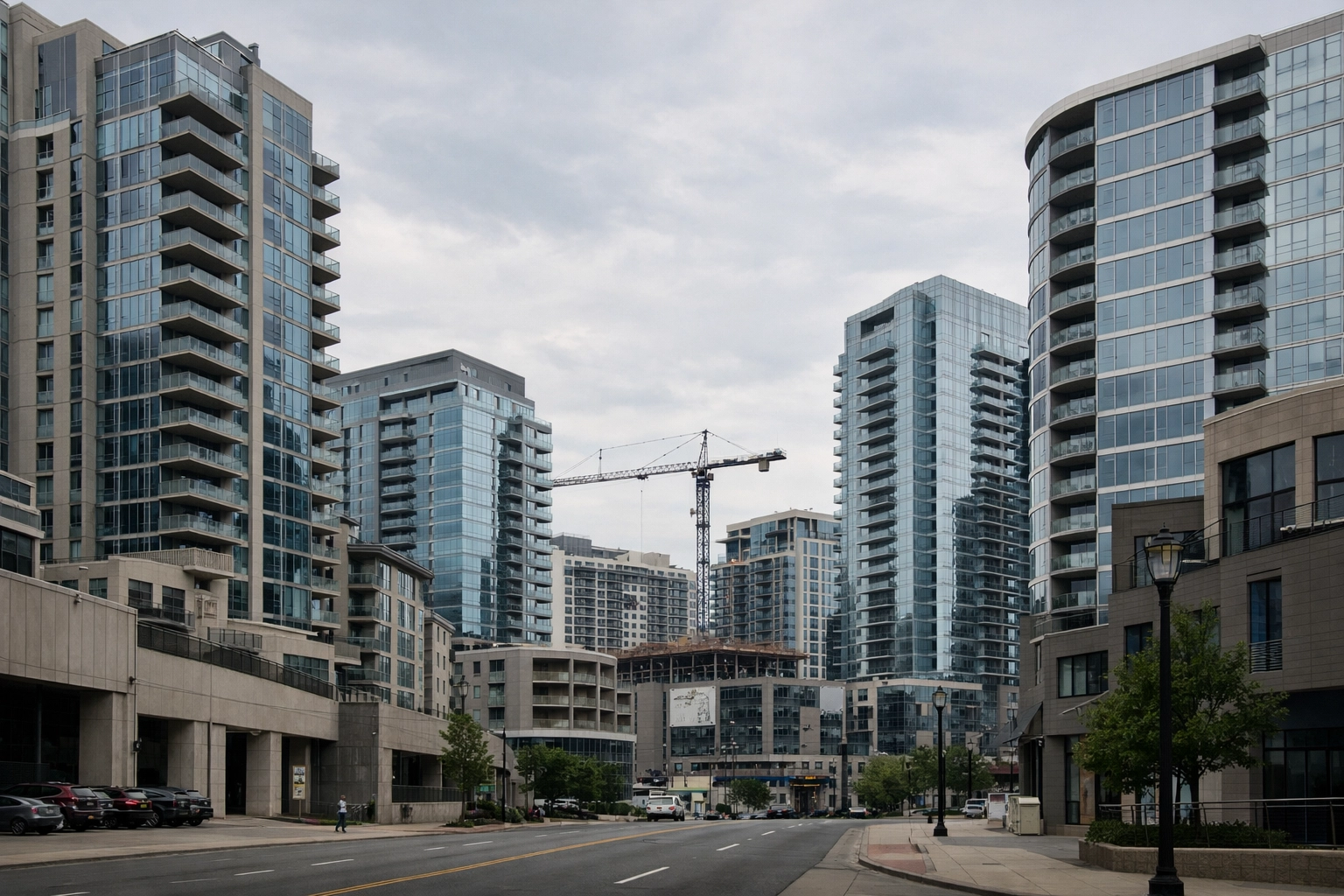 High inventory of modern Nashville condos in the Gulch area during the 2026 market shift.