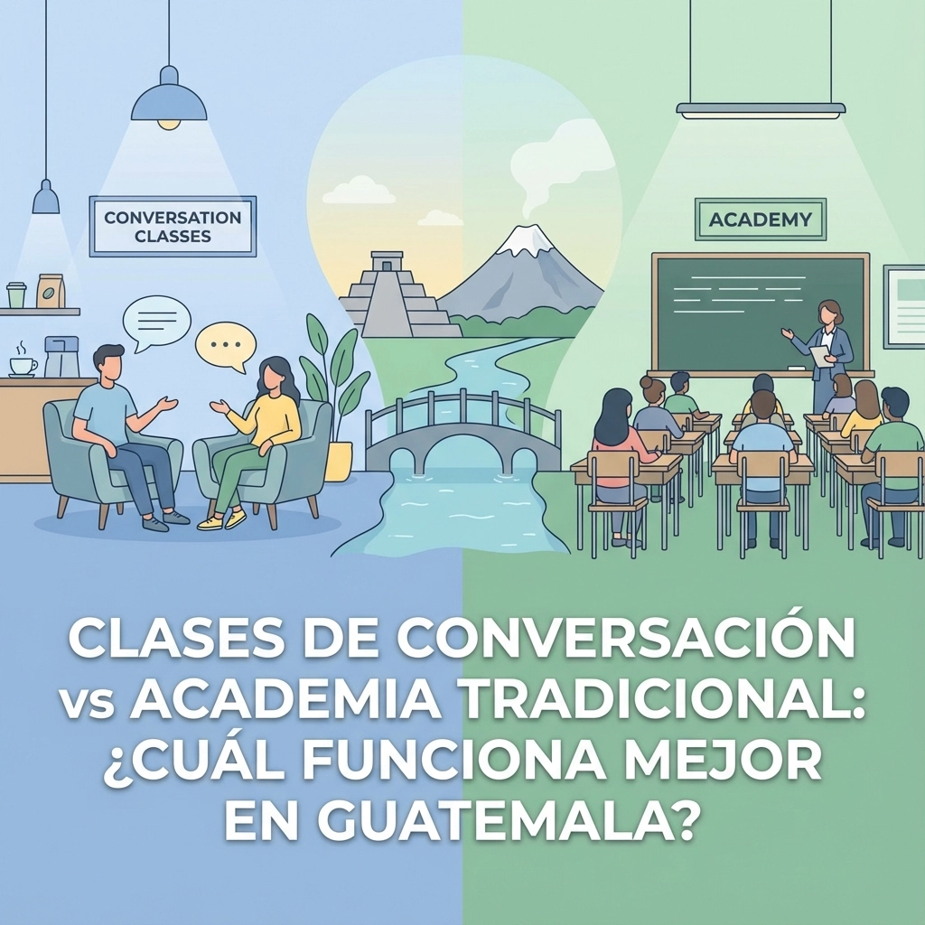Clases de Conversación en Inglés vs Academia Tradicional: ¿Cuál Funciona Mejor en Guatemala?