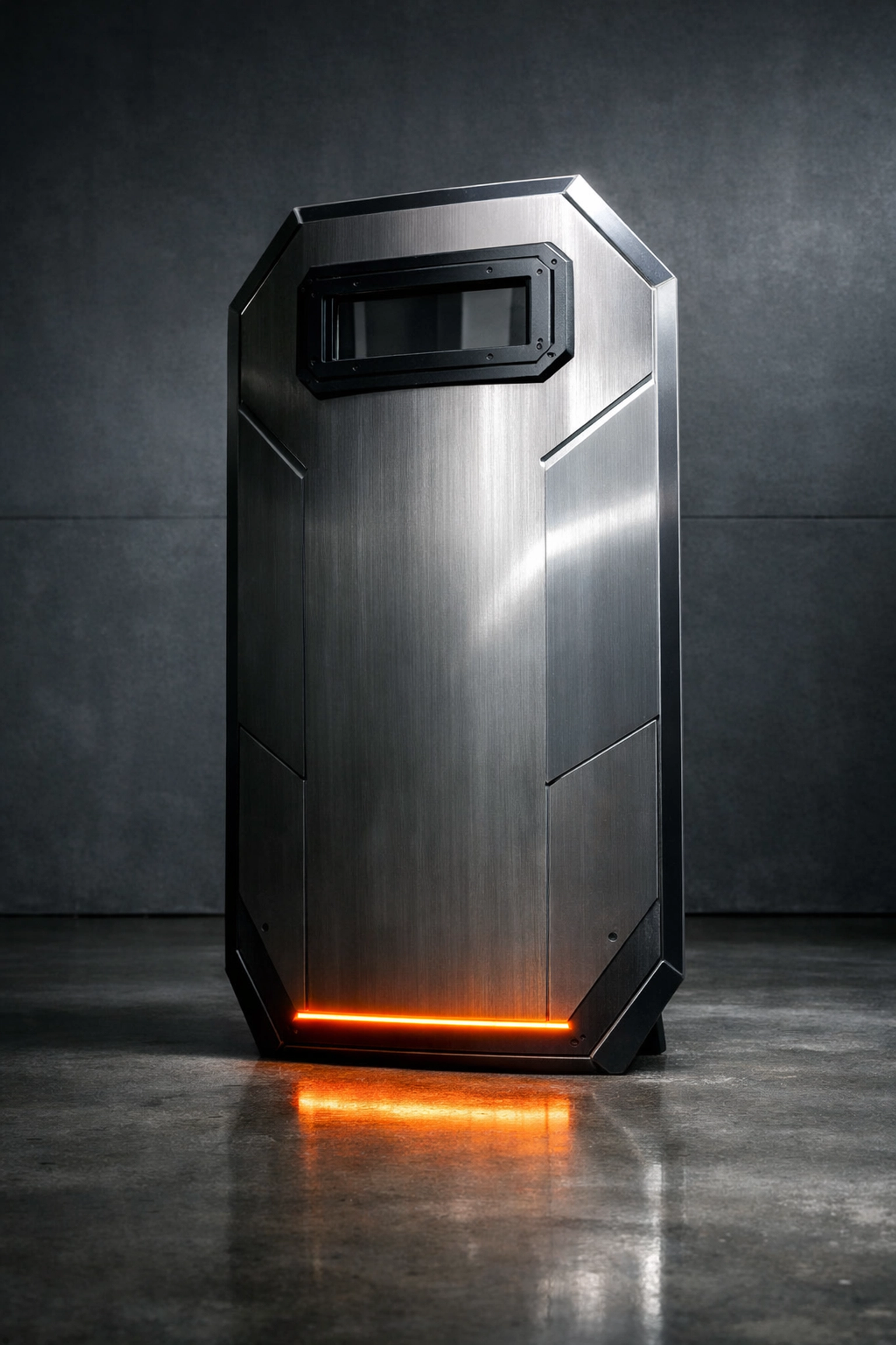 Sleek titanium tactical shield symbolizing the 0% floor protection and Asset Armor for financial security.