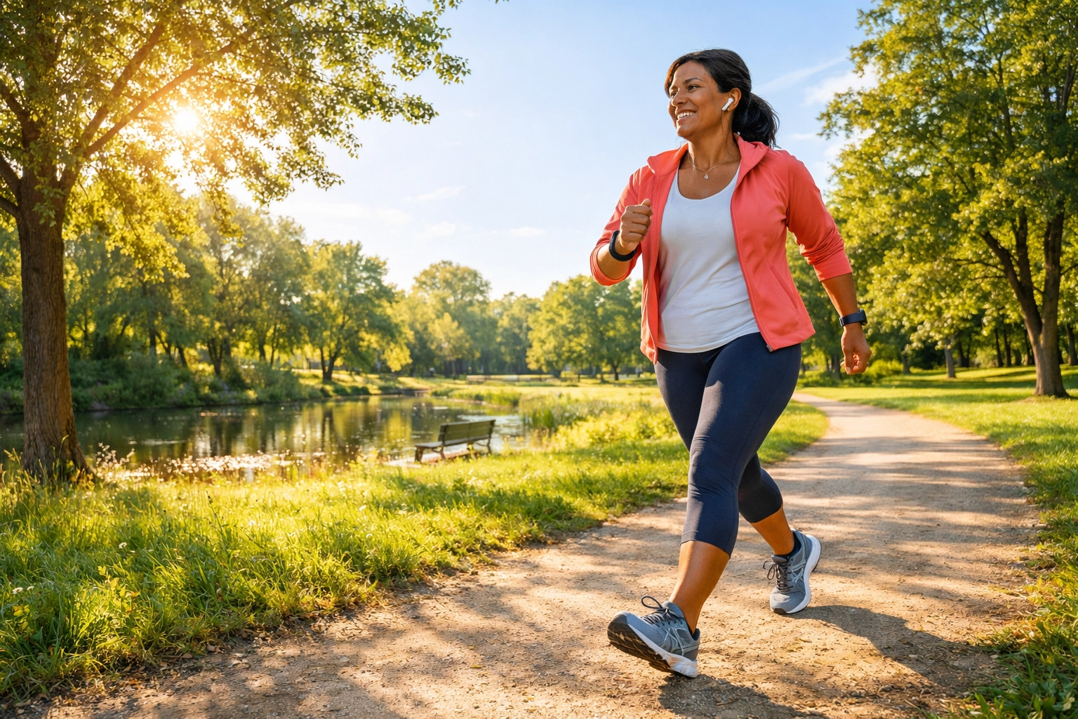 An active person enjoying a healthy lifestyle after finding an effective Wegovy substitute.